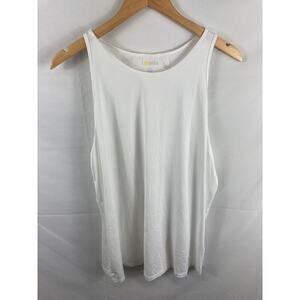 Zella Athletic Sleeveless Top White L
